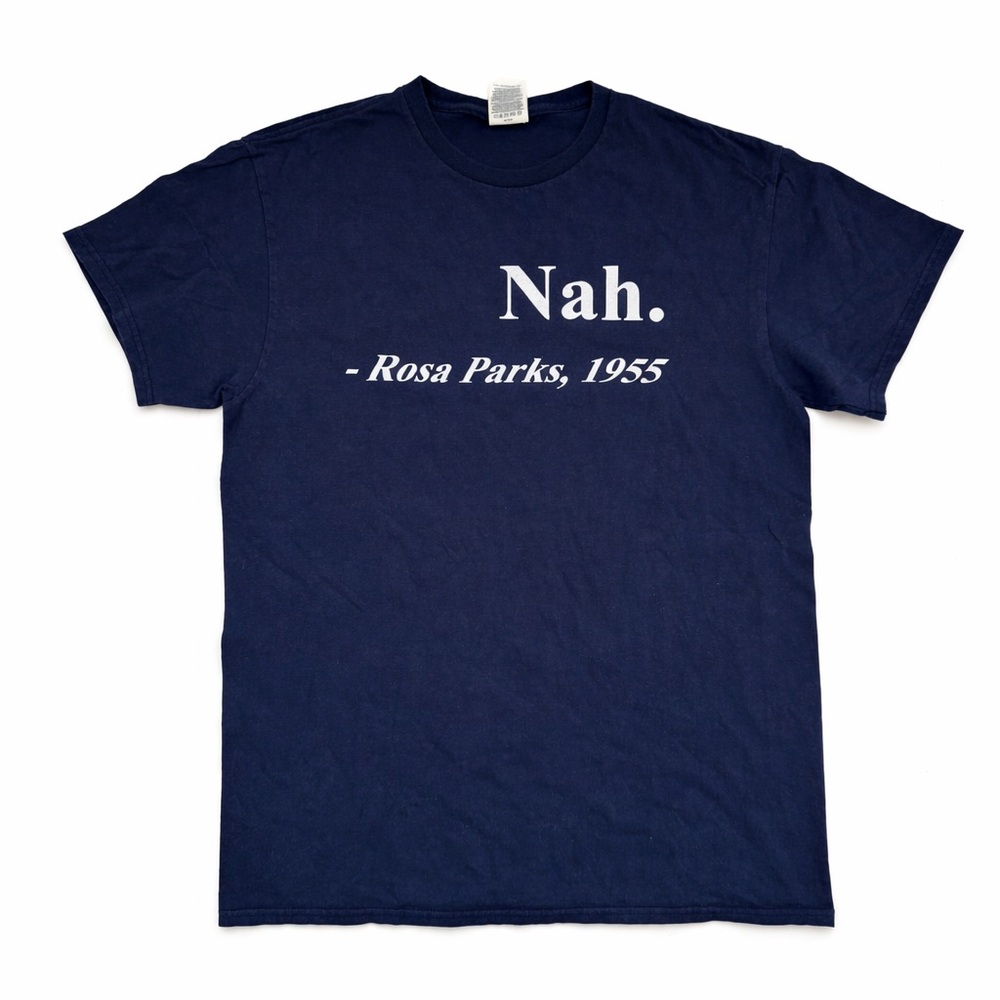 Navy Blue Rosa Parks Graphic T-Shirt